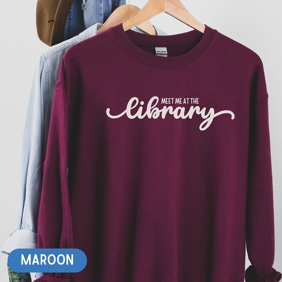 Thumbnail: Meet Me at the Library Crewneck Sweatshirt