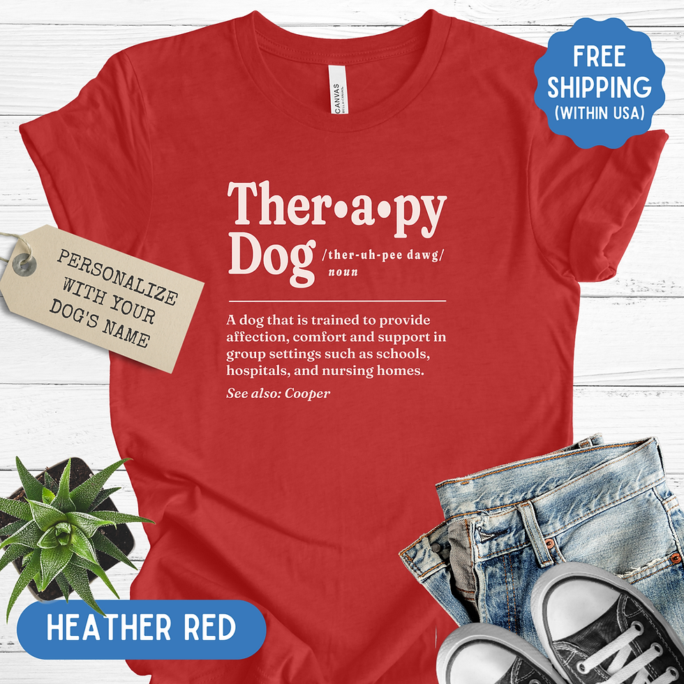 Thumbnail: Therapy Dog Definition T-Shirt