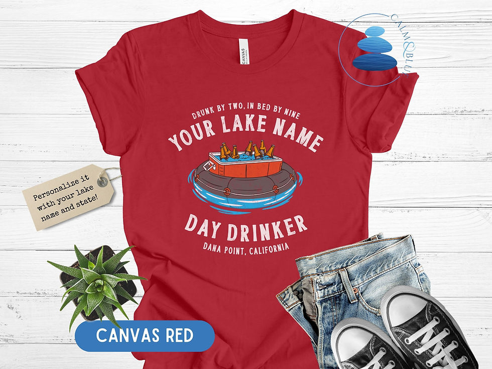 Thumbnail: Lake Day Drinker Shirt | Personalized