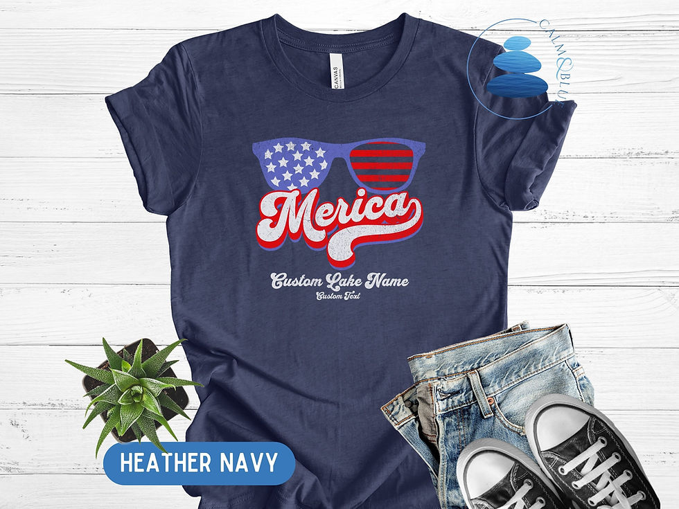 Thumbnail: Fourth of July Lake Shirt | Personalized