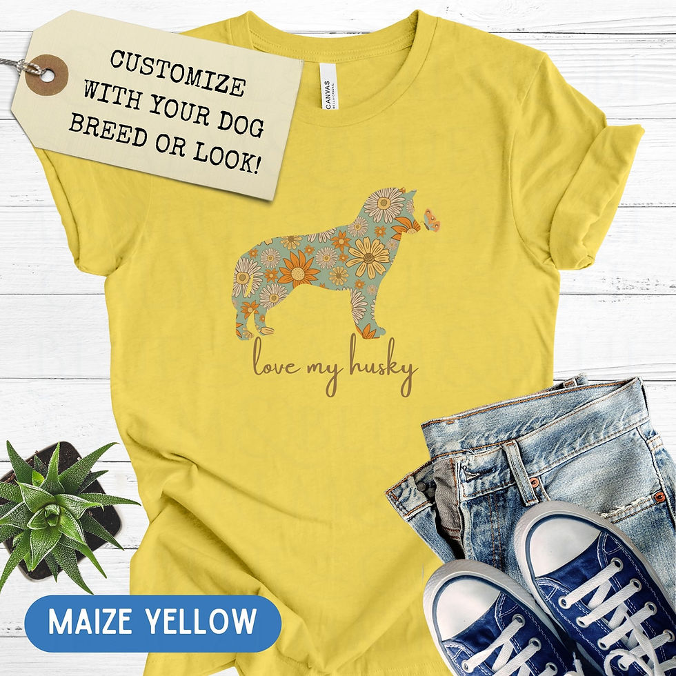 Thumbnail: Love Your dog breed Custom T-shirt