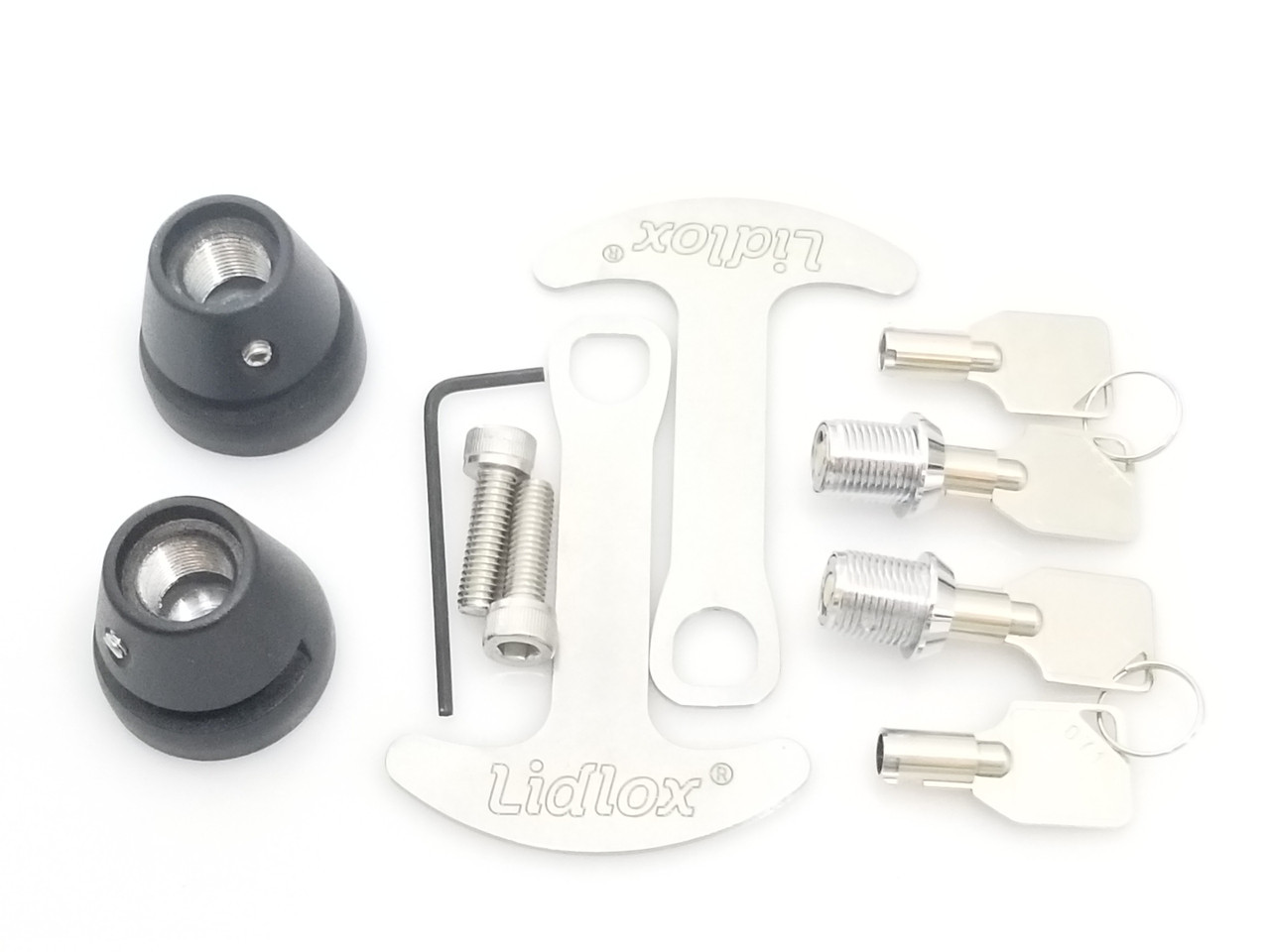 Lidlox Bar End Helmet Lock Pair for Can-Am Spyder