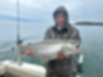 A large Brown Trout taken on a 1 color leadcore