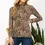 Thumbnail: Leopard Print Stretchy Long Sleeved Top