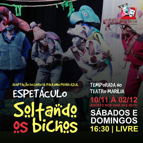 Curta temporada de "Soltando os Bichos" em BH inicia neste final de semana