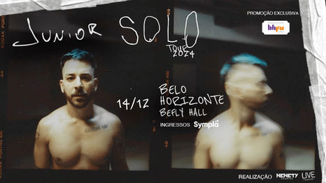 Junior apresenta show da "Solo Tour" neste sábado em BH
