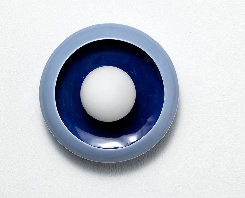 Blue Helios Wall Lamp