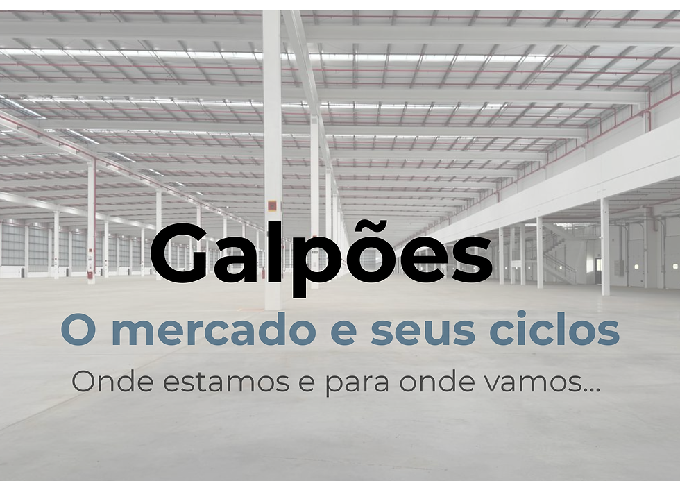 Mercado de Galpões em SC