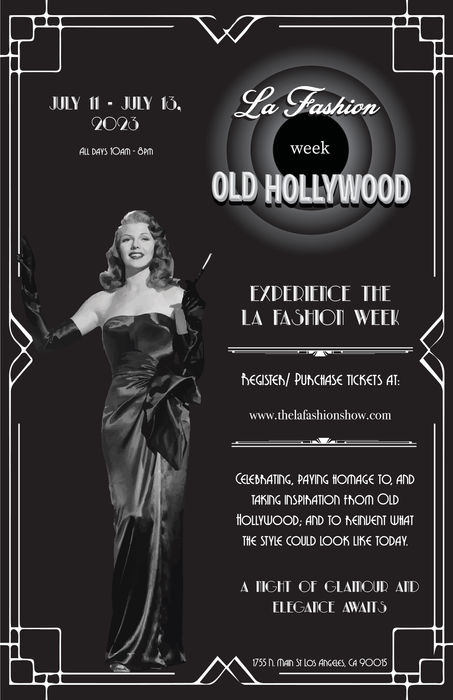 Old Hollywood Poster