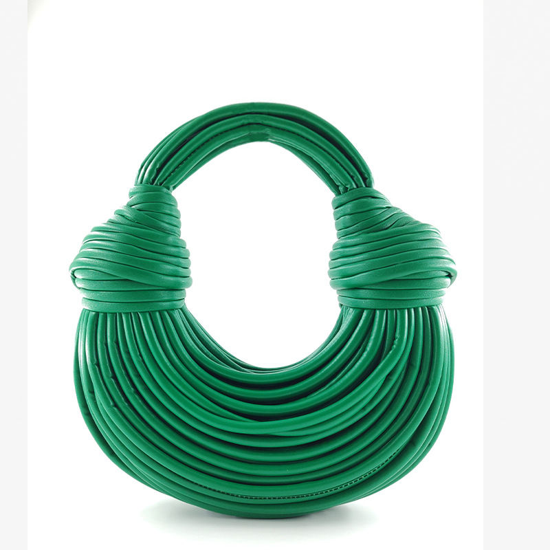 Miniatura: 2024 New Gold Handbags for Women Luxury Designer Brand Handwoven Noodle Bags Rop