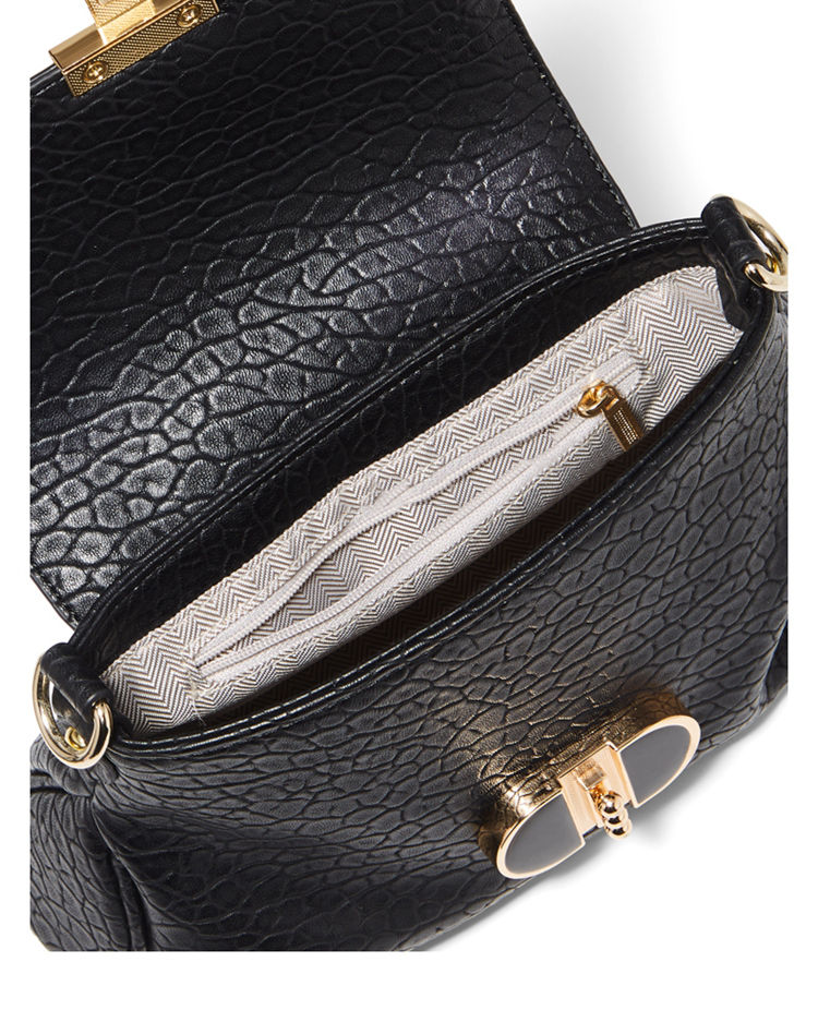 Miniatura: FOXER Vintage Women's Shoulder Bag Split Leather Crossbody Bag Chic Lady Handbag