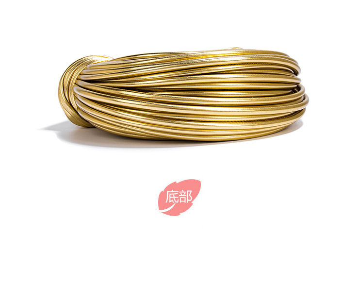 Miniatura: 2024 New Gold Handbags for Women Luxury Designer Brand Handwoven Noodle Bags Rop