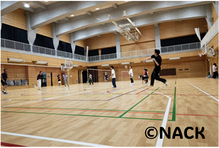 バドミントン教室が始まりました