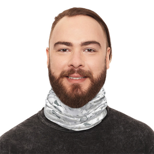 白のみGRANCY Collar Neck Warmer White_Cooling_UV_Neck_Gaiter_W