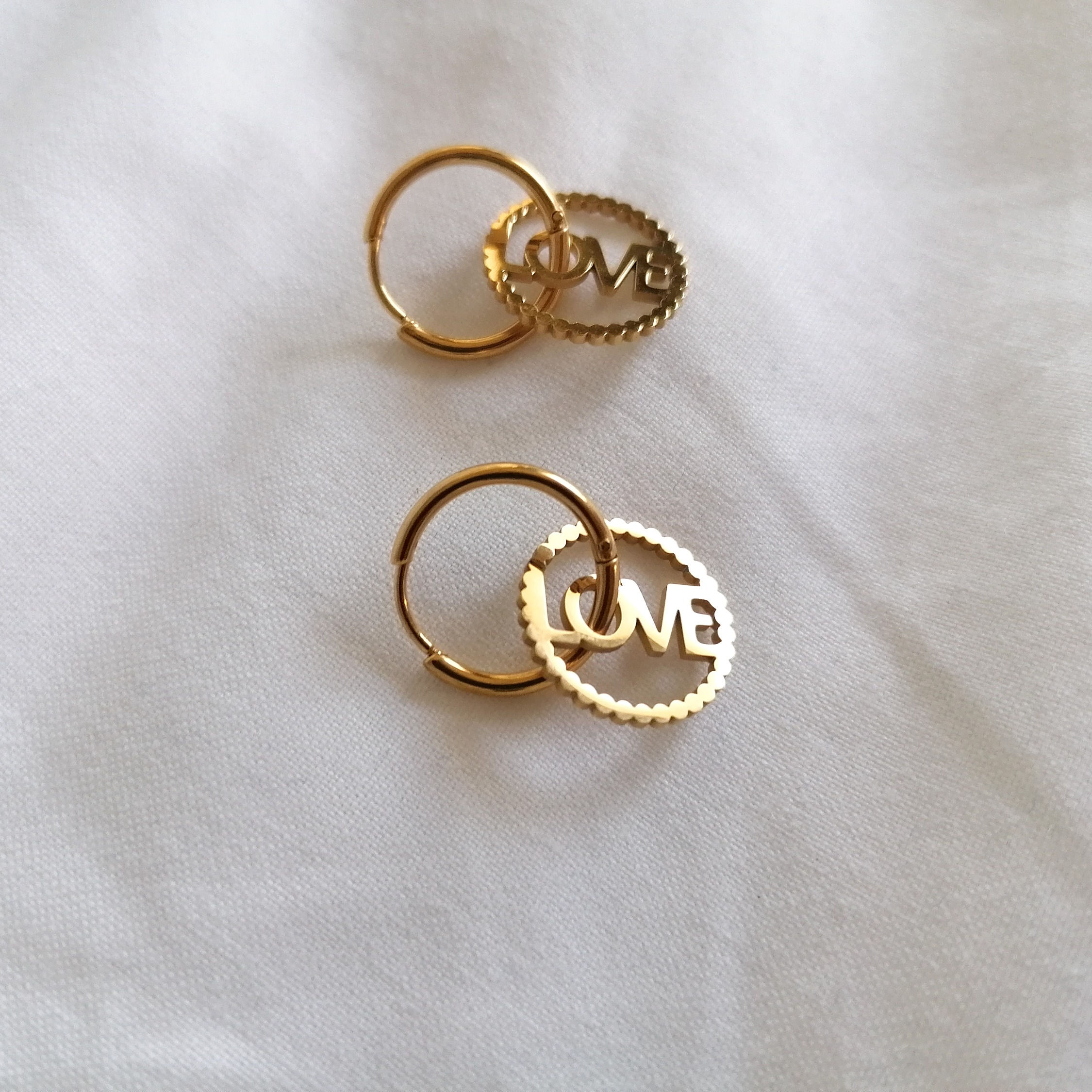 Boucles d'oreilles LOVE