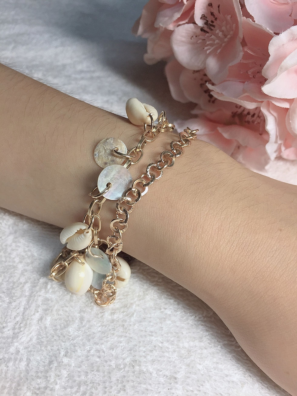 Miniatura: pulsera de conchas