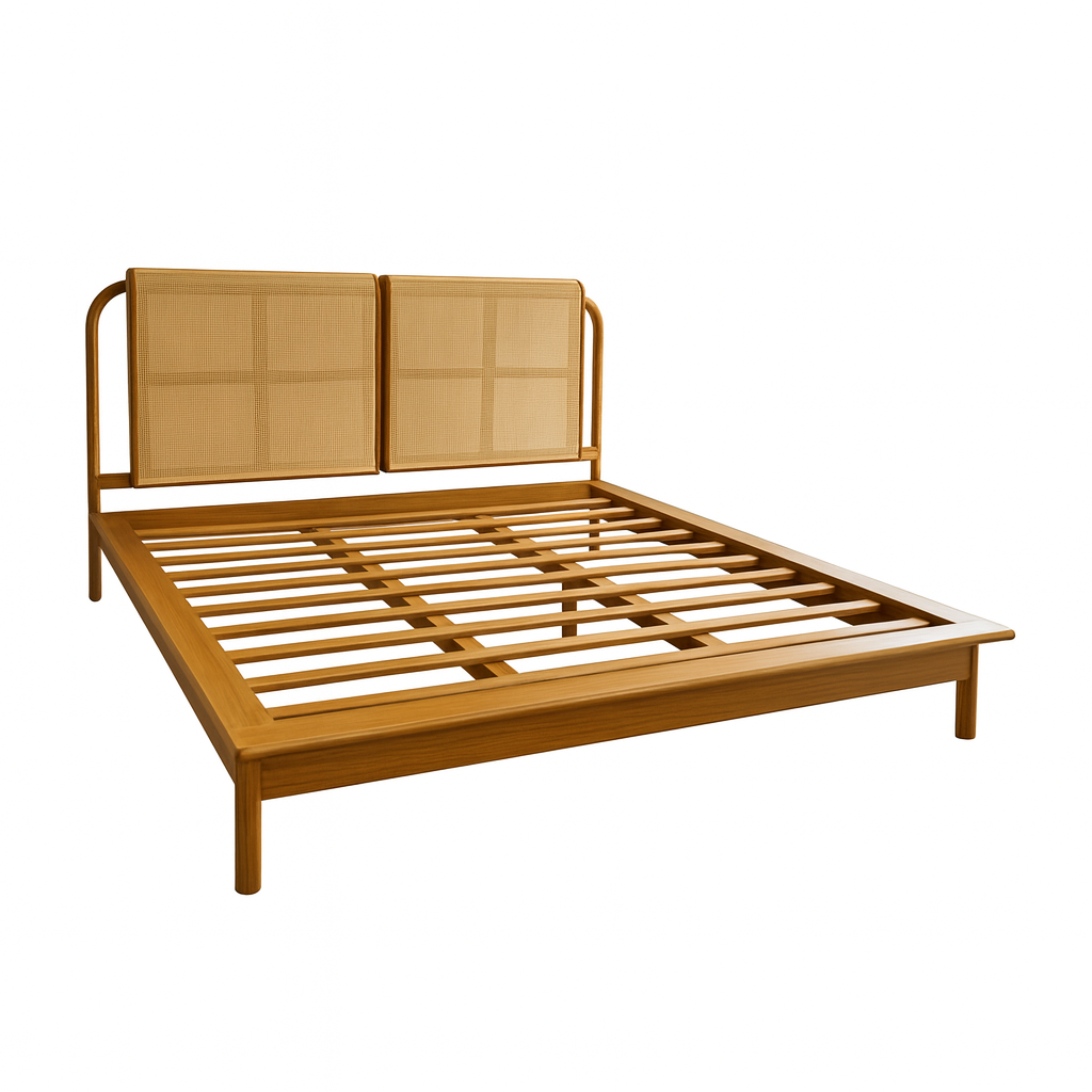 Kyuri Teak Bed Frame