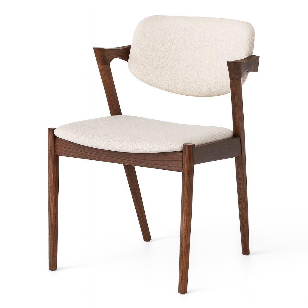 Newsburg Mid-Century Teak Dining Chair
