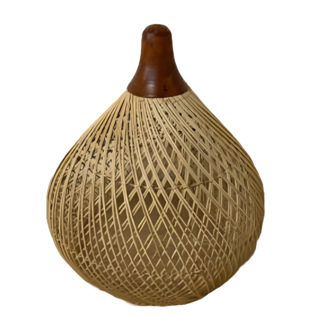 Rattan Kubah Kayu Pendant Shade