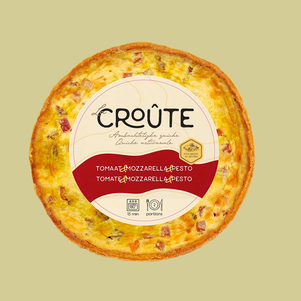 Tomaat, mozzarella & pesto