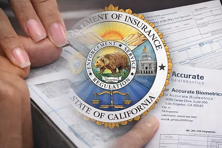 California Department of Insurance Fingerprinting