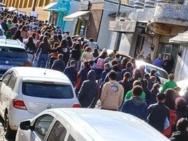 Caminhada mobiliza estudantes pelo combate ao trabalho infantil