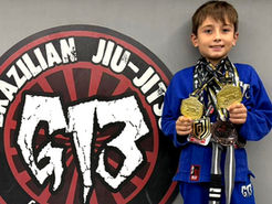 Aos 8 anos, Bernardo Graeff se destaca no jiu-jítsu e sonha com competição na Europa