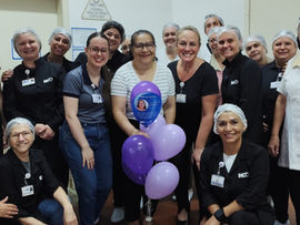 Profissionais do HCB são homenageados com o “Balão do Sucesso” por atendimento humanizado