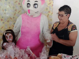 Páscoa Solidária da Tia Cleusa vai atender cerca de 150 crianças no bairro Cristo Rei