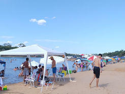 Praia Nova segue própria para banho e garante segurança aos veranistas em Cachoeira do Sul