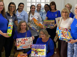 Doação de R$ 2 mil garante atividades recreativas para pacientes do HCB
