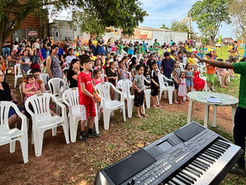 Projeto Inspirar promove tarde de recreação para crianças no bairro Funcap em agosto