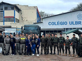 Projeto Heróis que Protegem aproxima estudantes das forças de segurança em Cachoeira do Sul