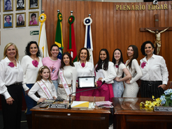 Câmara de Vereadores homenageia Liga Feminina de Combate ao Câncer pelos 50 anos de atuação