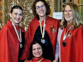 Cachoeirenses são empossadas na Academia de Belas Artes do RS