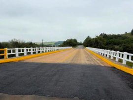 Concluída recuperação da cabeceira da ponte sobre o Rio Botucaraí na ERS-403