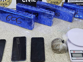 Mulher é presa com 3,2 kg de drogas no Bairro Soares em Cachoeira do Sul