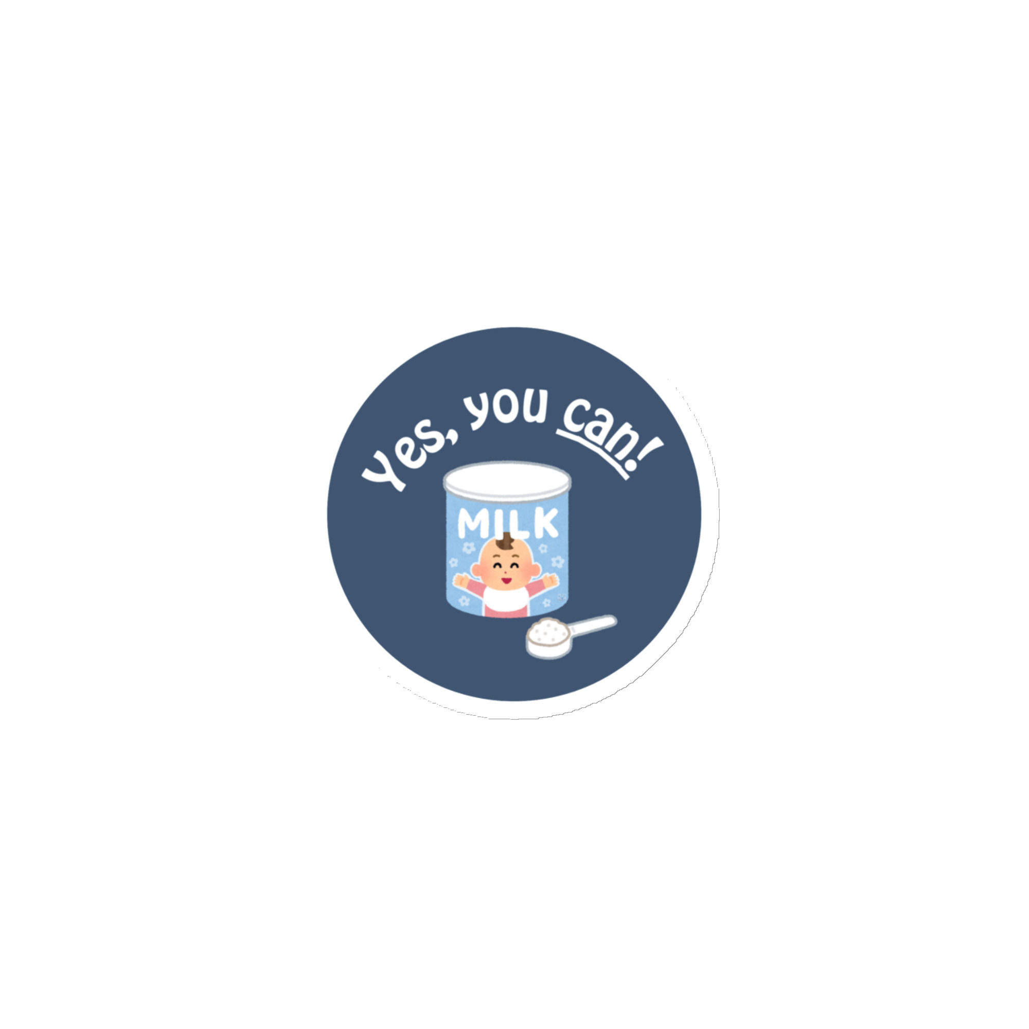 Yes You Can - blue Magnet