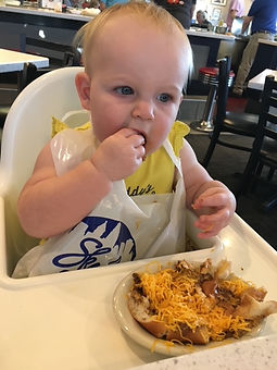 Baby Eating Skyline Chili | Yum | Food Allergen Exposure | Introducing Common Food Allergens | Starting Solids