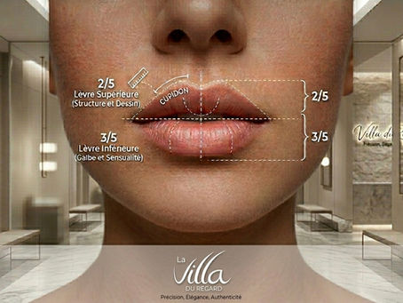 Les proportions des lèvres