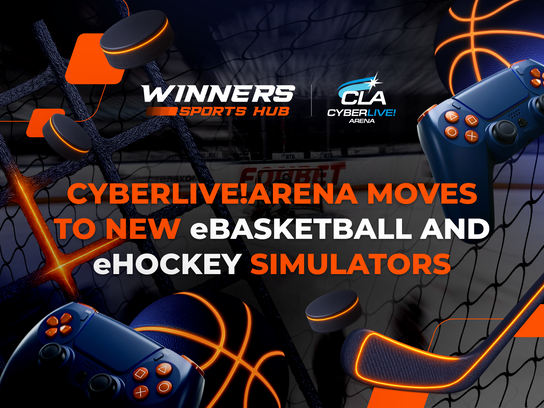 CyberLive!Arena Moves to New eBasketball and eHockey Simulators