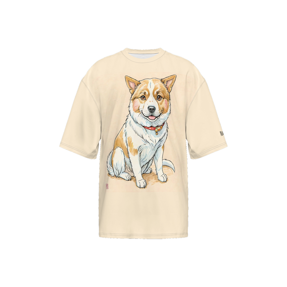 Men's Oversized Short-Sleeve T-Shirt-Heavyweight 225g