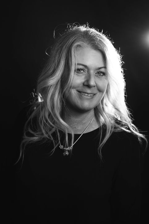 Black and white headshot