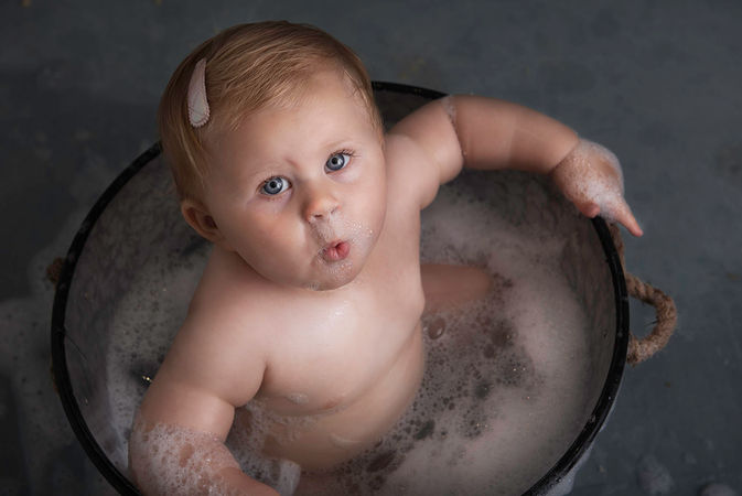 Baby's Birthday Bath