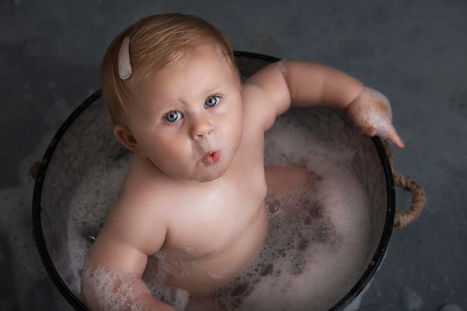 Baby's Birthday Bath
