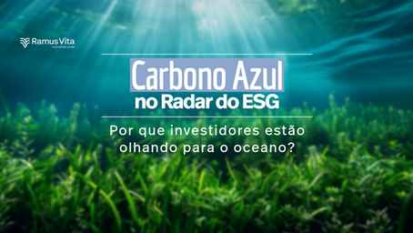 Carbono Azul e ESG: o papel estratégico dos ecossistemas costeiros na agenda climática