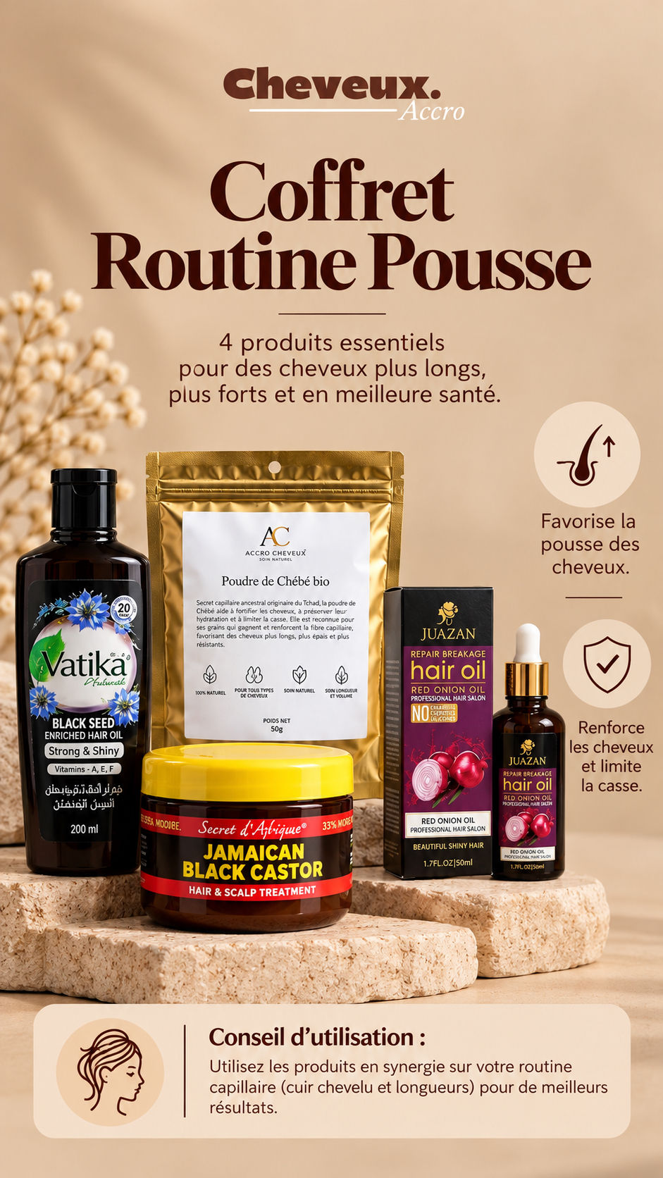 Coffret routine pousse 🌿