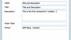 What is an AEM Component?