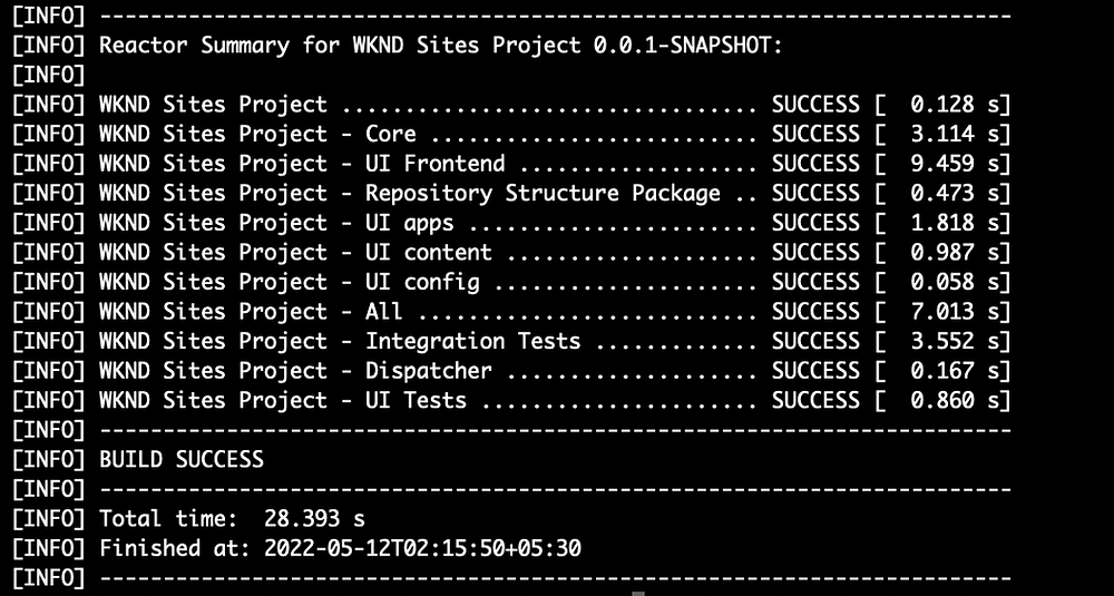 How to generate an AEM Project