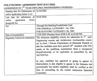 Important dates and criteria.